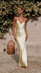 Gisella Maxi Dress Yellow